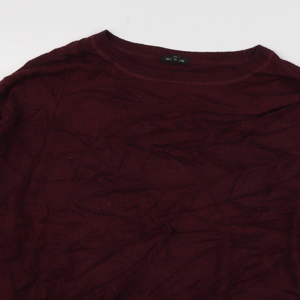 Womens UK Size 36 River Island Red Pullover Jumper