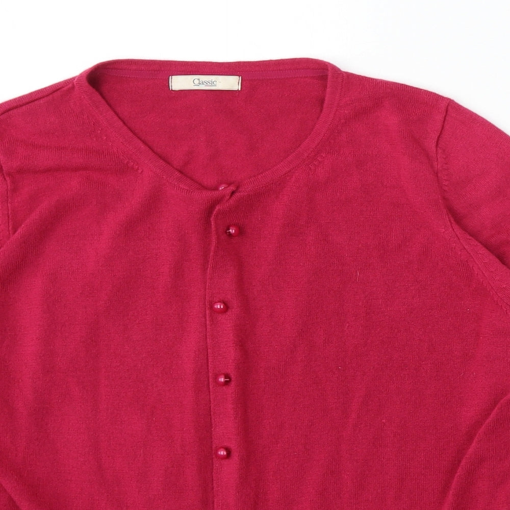 Womens UK Size 16 Marks and Spencer Purple Cardigan Jumper