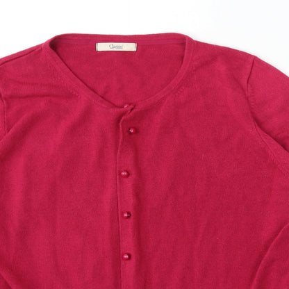 Womens UK Size 16 Marks and Spencer Purple Cardigan Jumper