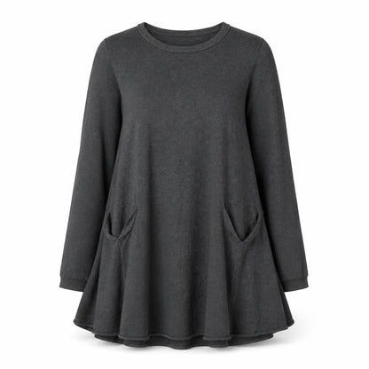 Womens UK Size One Size Studio Grey Pullover Jumper