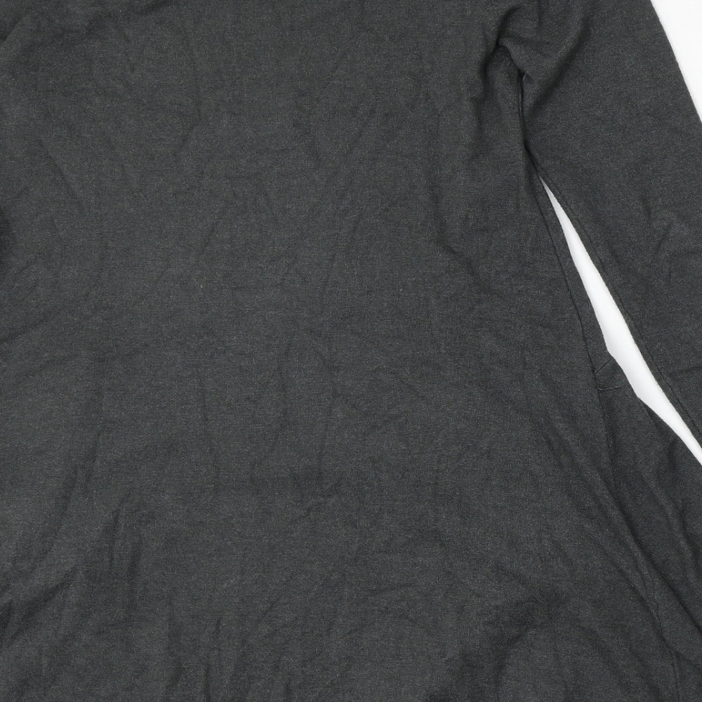 Womens UK Size One Size Studio Grey Pullover Jumper