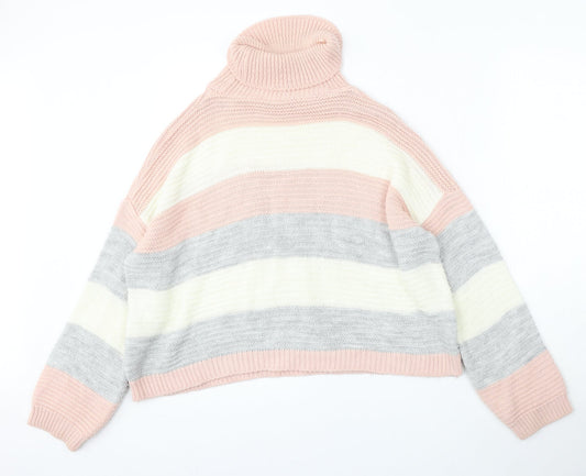 Womens UK Size M Quiz Multicoloured Pullover Jumper