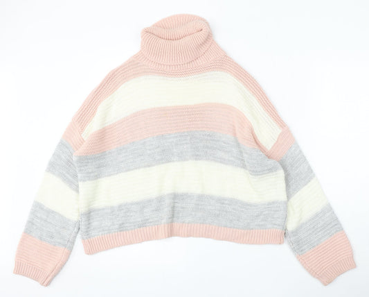 Womens UK Size M Quiz Multicoloured Pullover Jumper