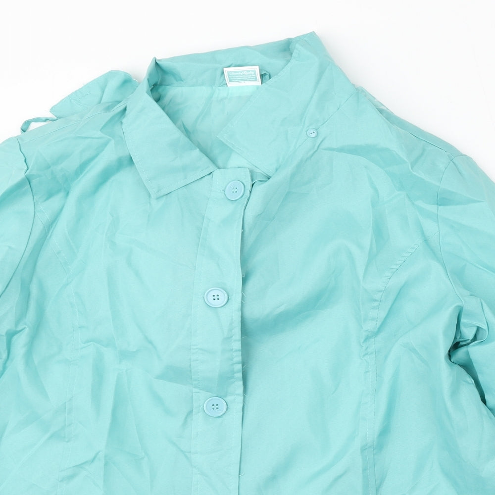 Womens UK Size L Anne De Lancay Blue Jacket