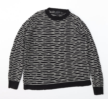 Womens UK Size 14 Topshop Black Pullover Jumper