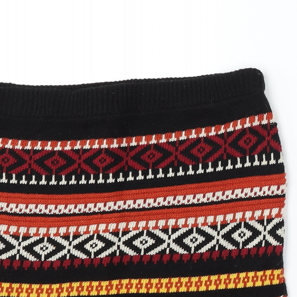 Chemistry Womens Multicoloured Geometric Acrylic Straight & Pencil Skirt Size 28 in
