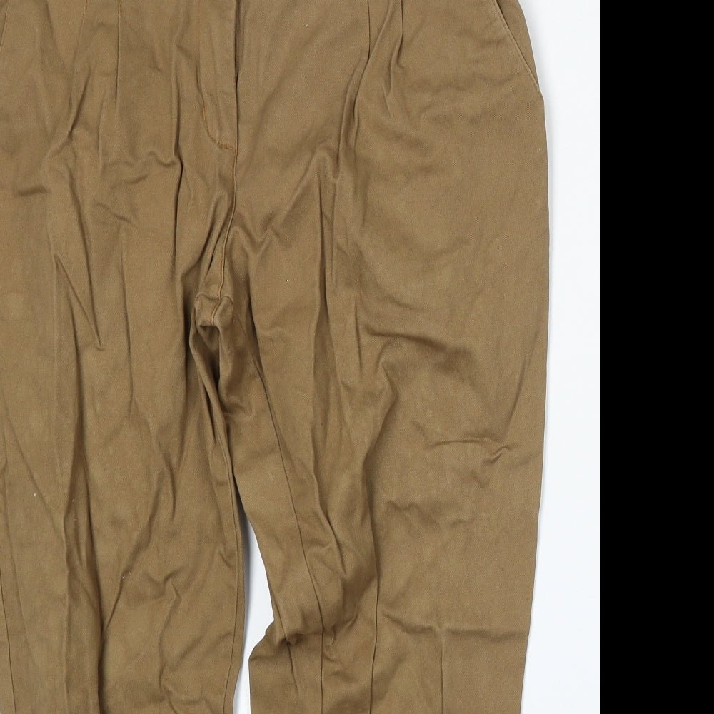 Womens UK Size 12 River Island Regular Fit  Brown Trousers