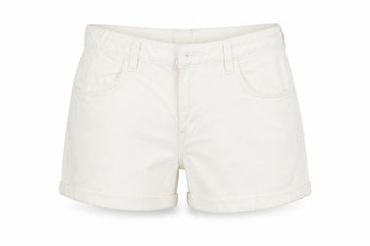 Preworn Womens White  Cotton Cargo Shorts Size M  Regular