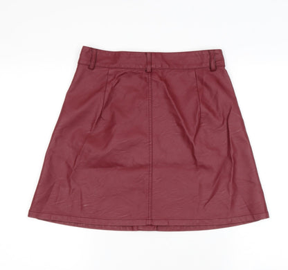 DEMIN CLUB Womens Purple  Polyethylene Bandage Skirt Size 10