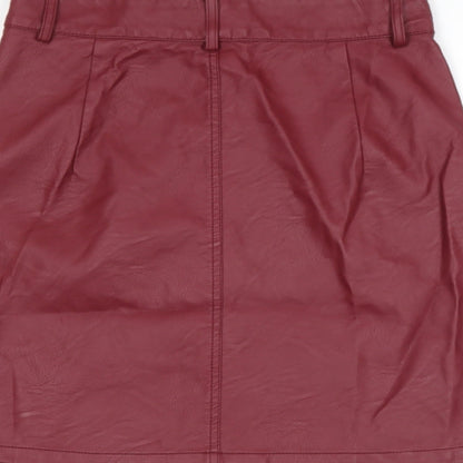 DEMIN CLUB Womens Purple  Polyethylene Bandage Skirt Size 10