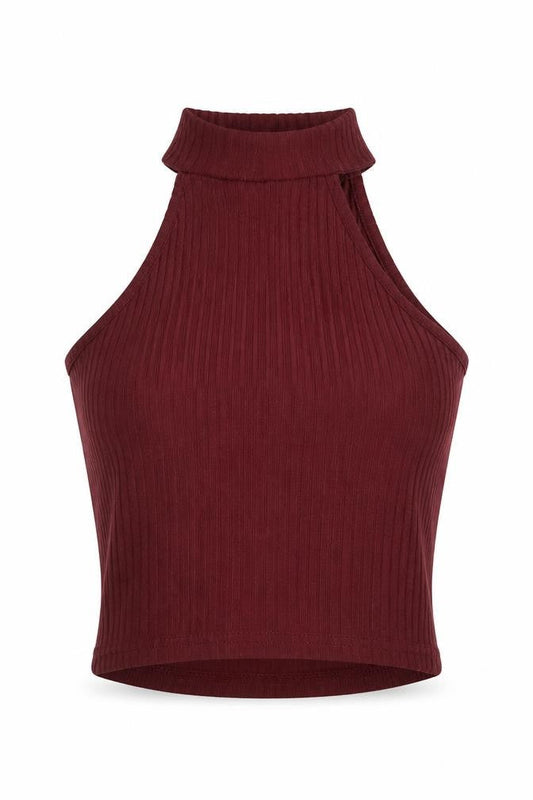 Womens UK Size 4 Miss Selfridge Red Basic Tank