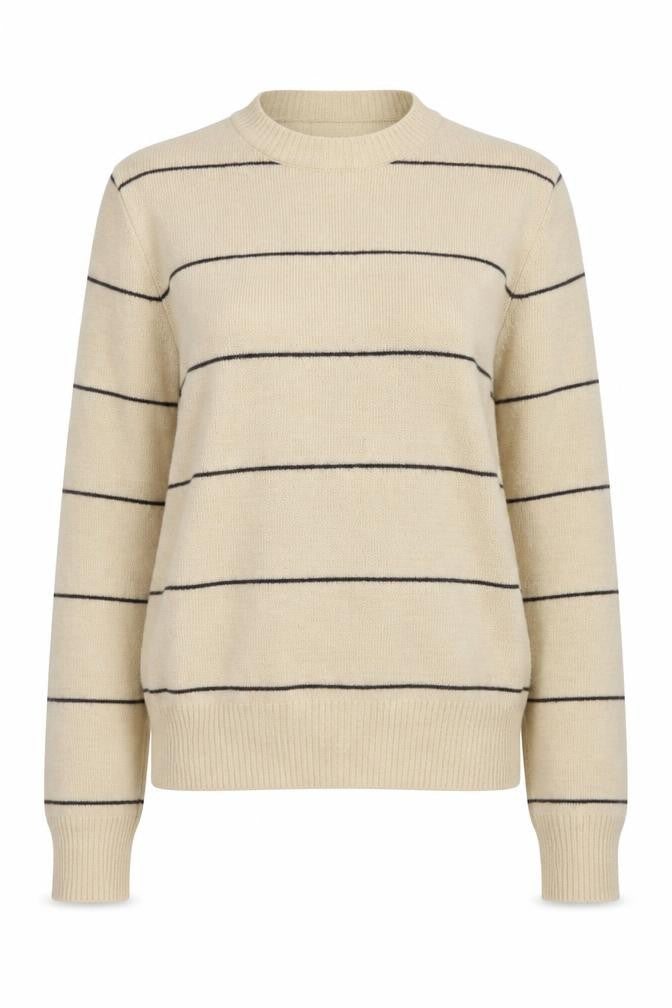 Womens UK Size 12 C&A Beige Pullover Jumper