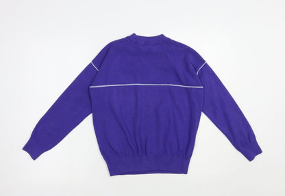 Womens UK Size S Marks and Spencer Purple Pullover Jumper
