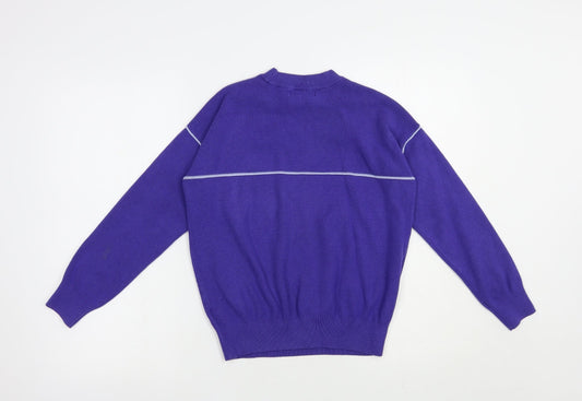Womens UK Size S Marks and Spencer Purple Pullover Jumper
