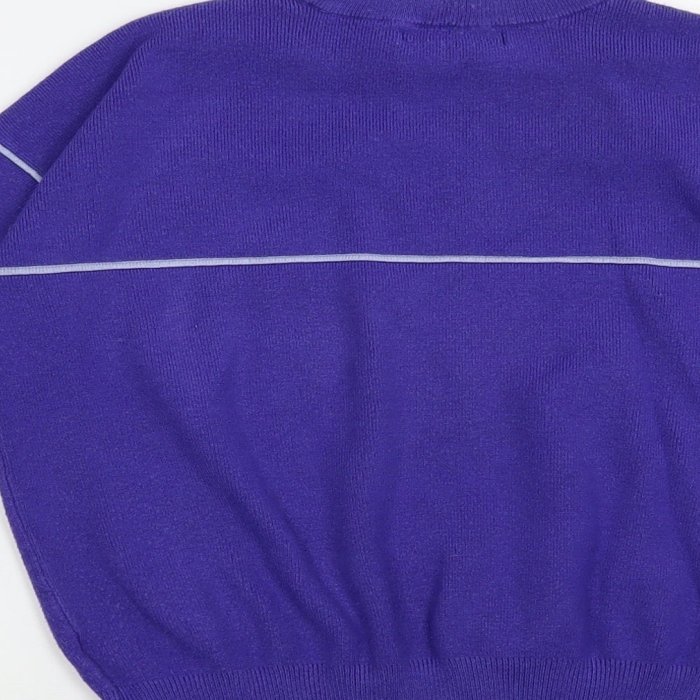 Womens UK Size S Marks and Spencer Purple Pullover Jumper