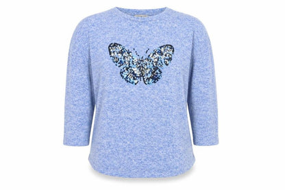 Womens UK Size 10 TU Blue Pullover Jumper