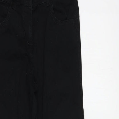 NEXT Girls Black  Cotton Skinny Jeans Size 13 Years  Regular Button