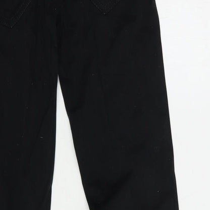 NEXT Girls Black  Cotton Skinny Jeans Size 13 Years  Regular Button
