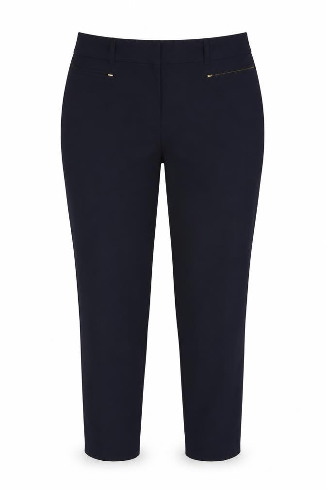 Womens UK Size 12 Papaya Regular Fit Dress Pants Blue Trousers