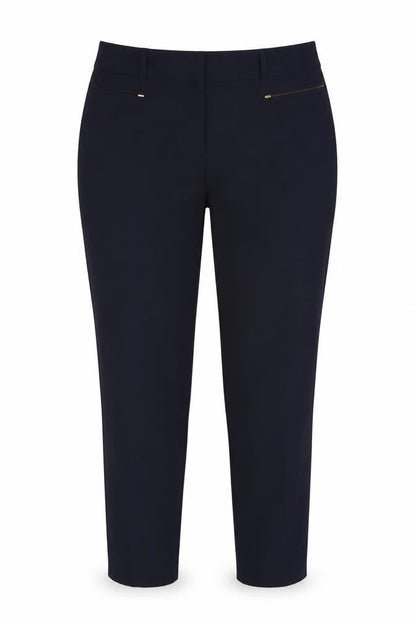 Womens UK Size 12 Papaya Regular Fit Dress Pants Blue Trousers