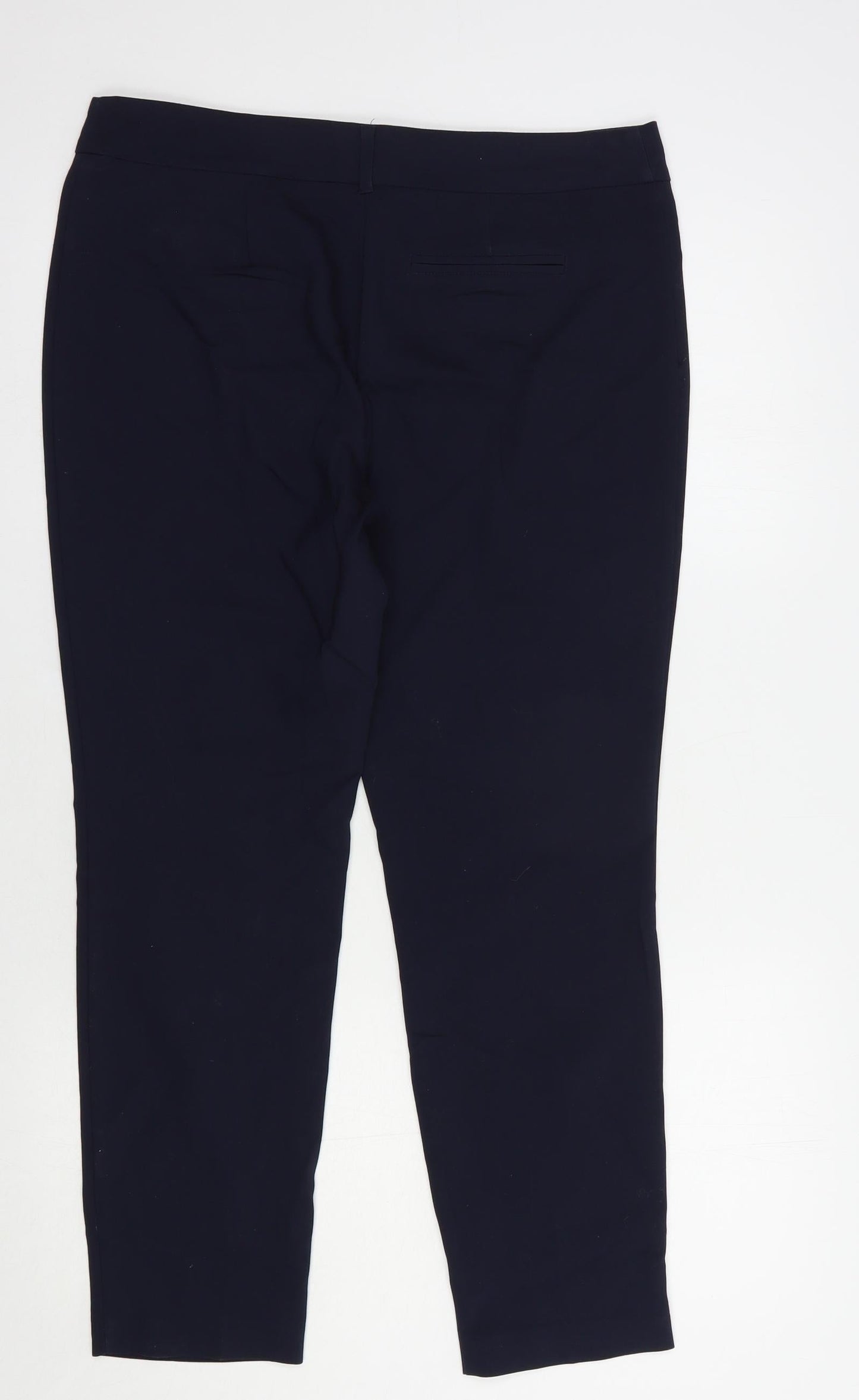 Womens UK Size 12 Papaya Regular Fit Dress Pants Blue Trousers