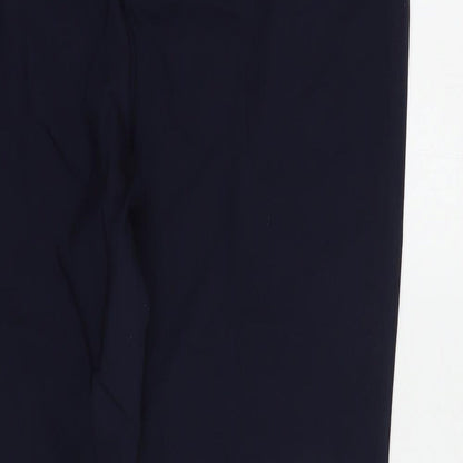 Womens UK Size 12 Papaya Regular Fit Dress Pants Blue Trousers