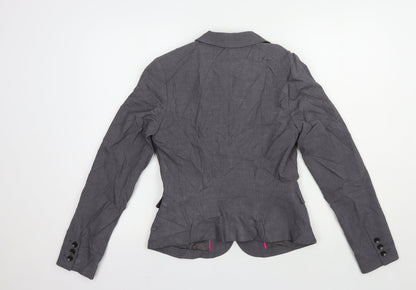 Womens UK Size 8 H&M Grey Jacket