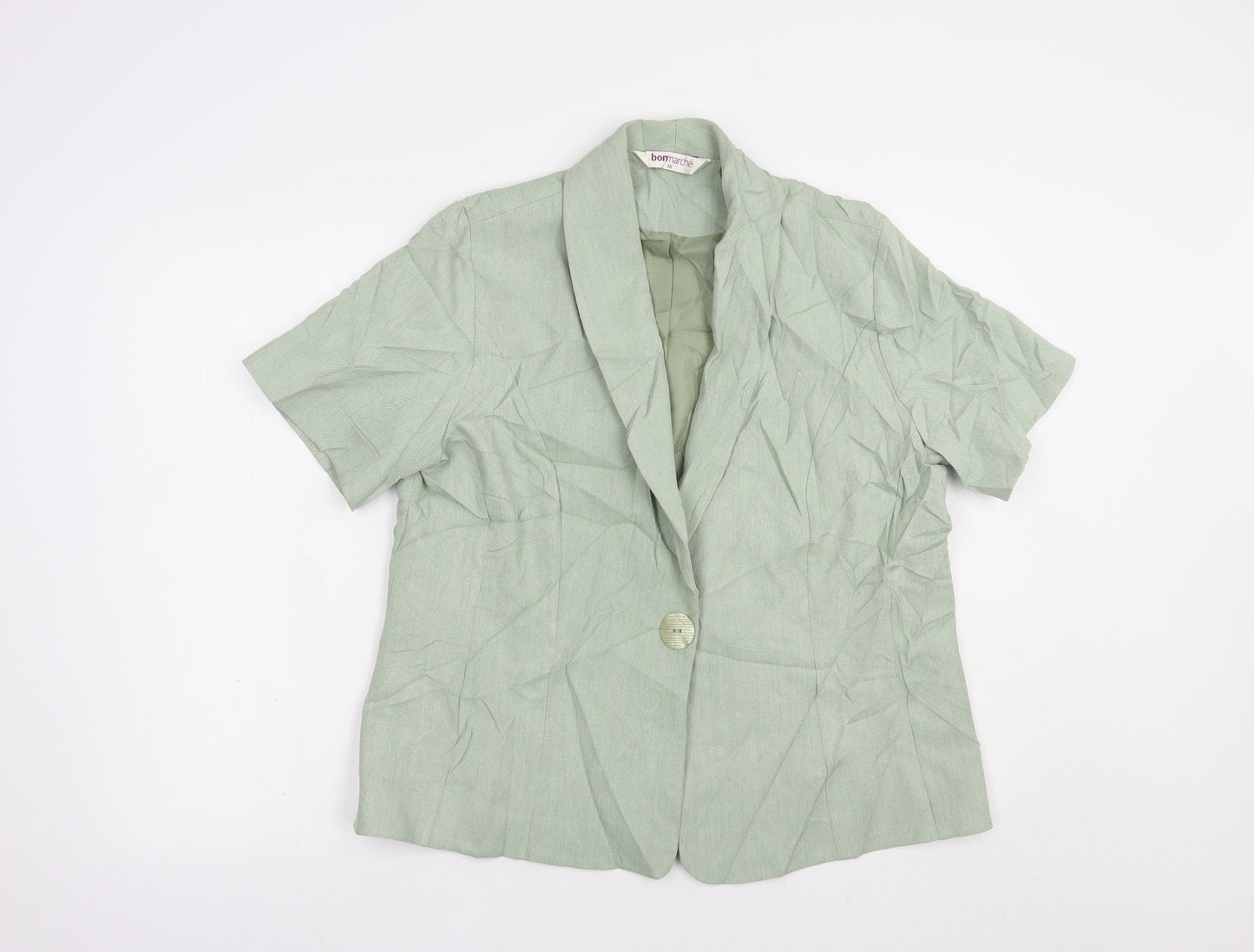 Womens UK Size 16 Bonmarché Green Jacket