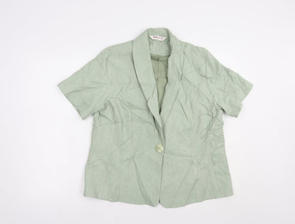 Womens UK Size 16 Bonmarché Green Jacket