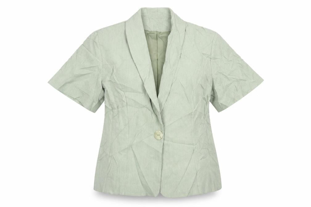 Bonmarché Womens Green Jacket Blazer Size 16 Button