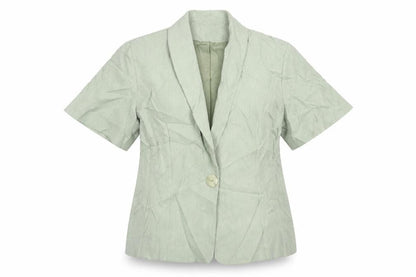 Bonmarché Womens Green Jacket Blazer Size 16 Button