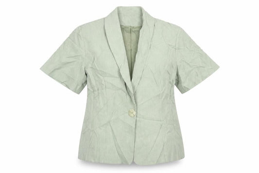 Bonmarché Womens Green Jacket Blazer Size 16 Button