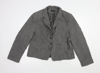 George Womens Grey   Jacket Blazer Size 18  Button
