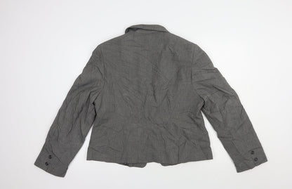George Womens Grey   Jacket Blazer Size 18  Button