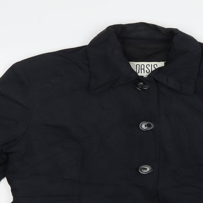 Oasis Womens Black   Jacket Blazer Size 12  Button