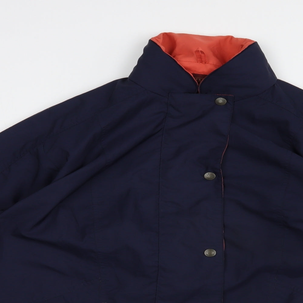 Womens UK Size 18 Proquip Blue Windbreaker Coat