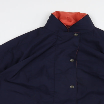 Womens UK Size 18 Proquip Blue Windbreaker Coat