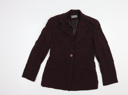 Womens UK Size 12 AMARANTO Purple Jacket