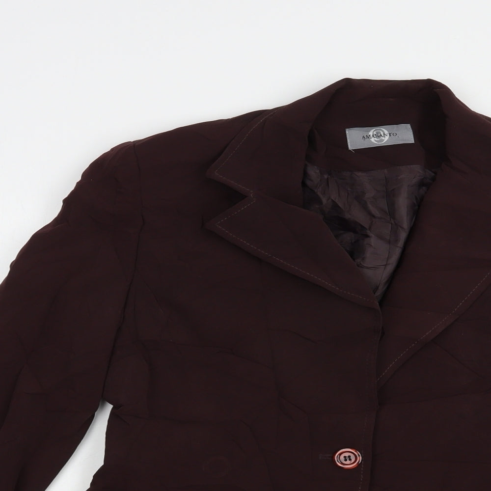 Womens UK Size 12 AMARANTO Purple Jacket