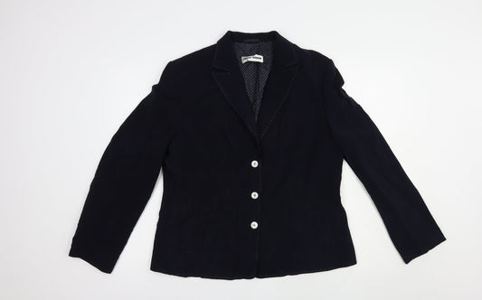 Gerry Weber Womens Blue   Jacket Blazer Size 16  Button