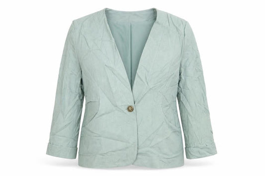 Womens UK Size 16 David Barry Green Jacket