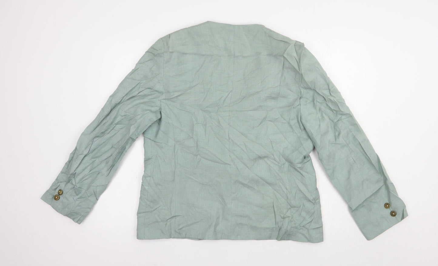 Womens UK Size 16 David Barry Green Jacket