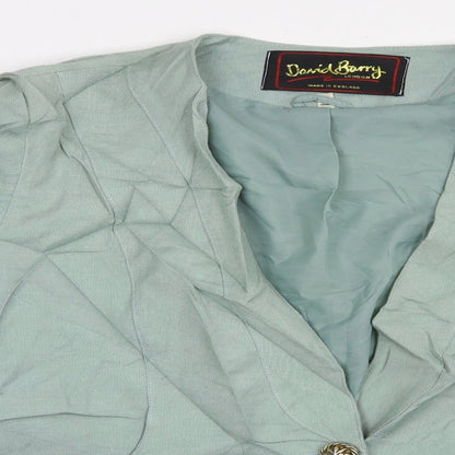 Womens UK Size 16 David Barry Green Jacket