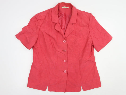 George Womens Pink   Jacket Blazer Size 18  Button