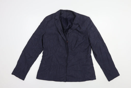 Bay Womens Blue   Jacket Blazer Size 14  Button