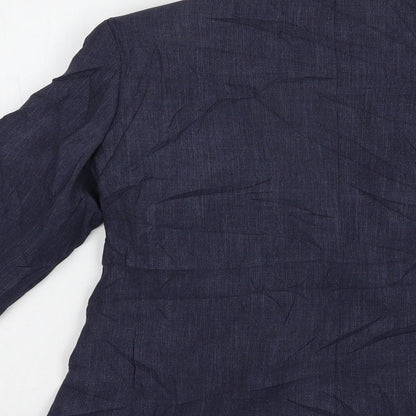 Bay Womens Blue   Jacket Blazer Size 14  Button