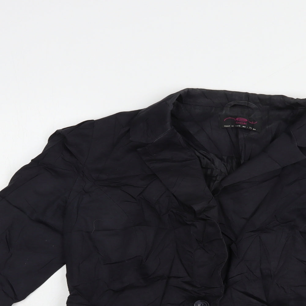 Womens UK Size 10 New Look Black Jacket