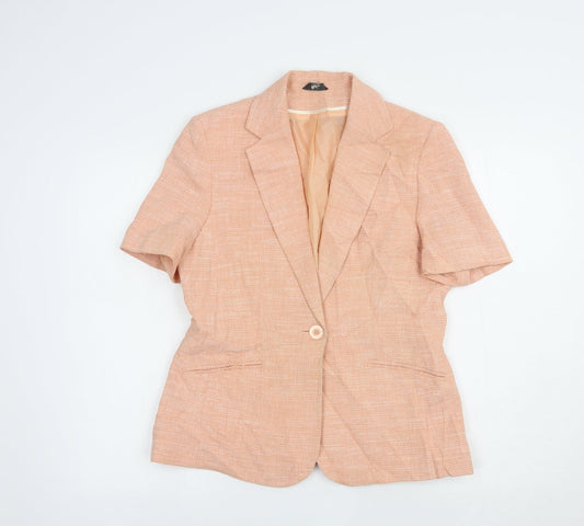 Klass Womens Pink   Jacket Blazer Size 12  Button