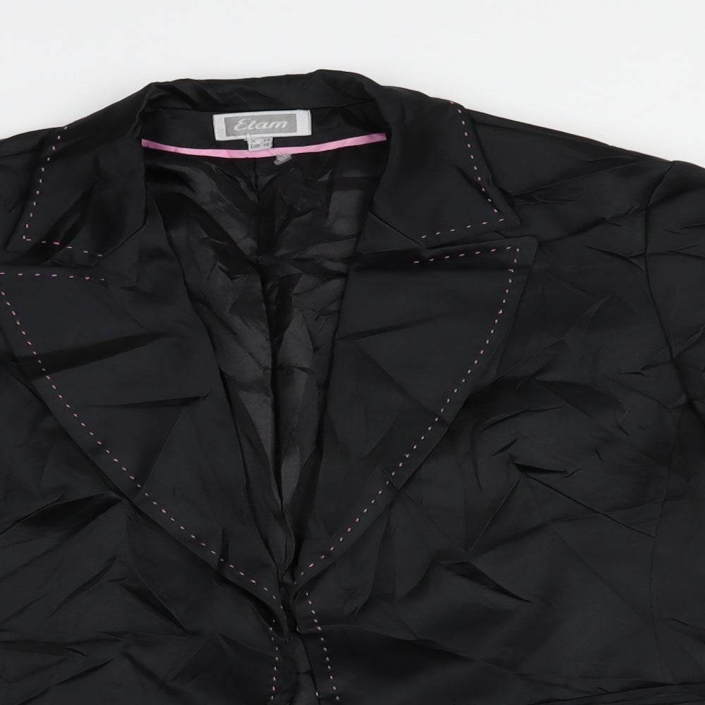 Womens UK Size 14 Etam Black Jacket