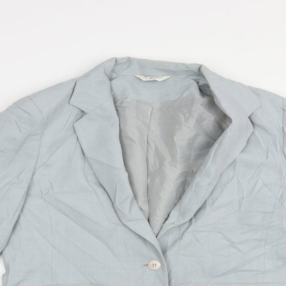 Berkertex Womens Grey   Jacket Blazer Size 12  Button